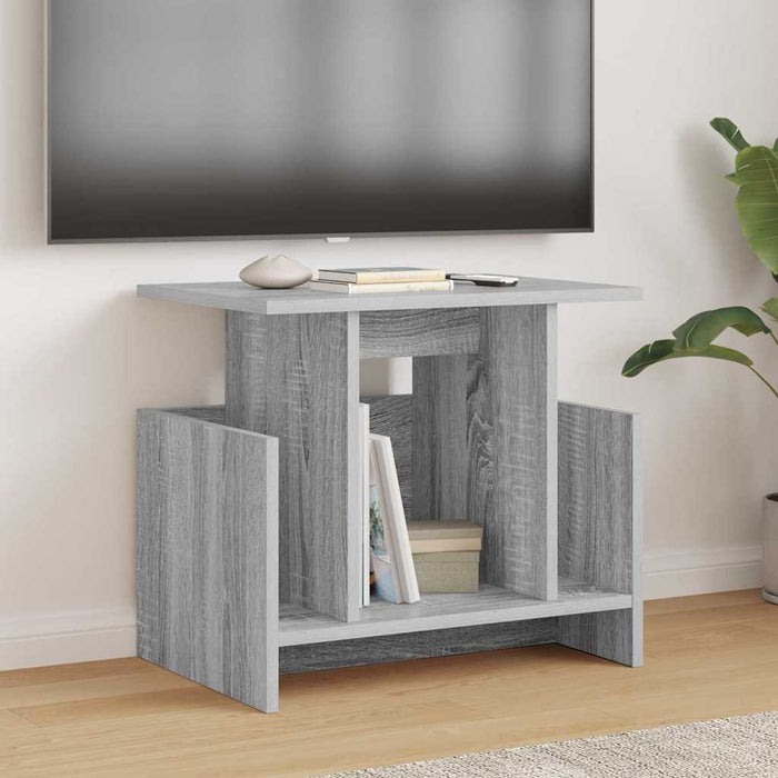 Support TV 2 pcs Gri Sonoma 50 x 35 x 45 cm Lemn compozit - WALTI WALTI