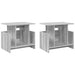 Support TV 2 pcs Gri Sonoma 50 x 35 x 45 cm Lemn compozit - WALTI WALTI