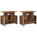 Support TV 2 pcs Lemn vechi 50 x 35 x 45 cm Lemn compozit - WALTI WALTI