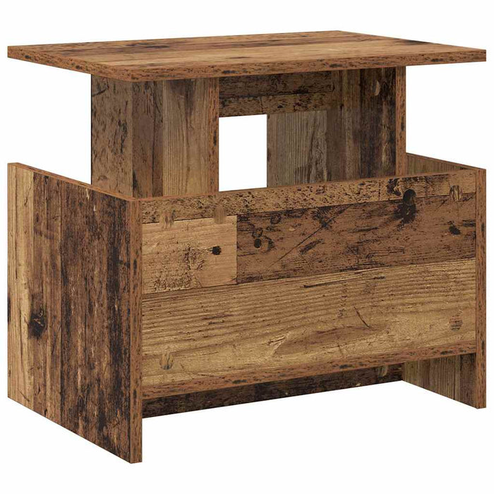 Support TV 2 pcs Lemn vechi 50 x 35 x 45 cm Lemn compozit - WALTI WALTI