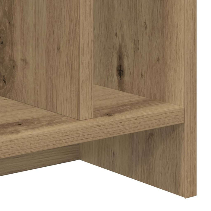 Support TV 2 pcs Stejar Artizanal 50 x 35 x 45 cm Lemn compozit - WALTI WALTI