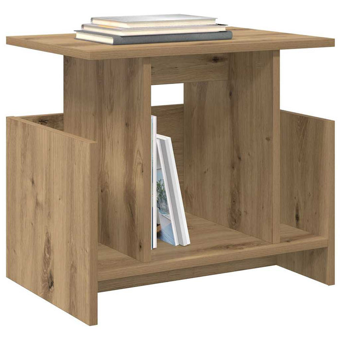 Support TV 2 pcs Stejar Artizanal 50 x 35 x 45 cm Lemn compozit - WALTI WALTI