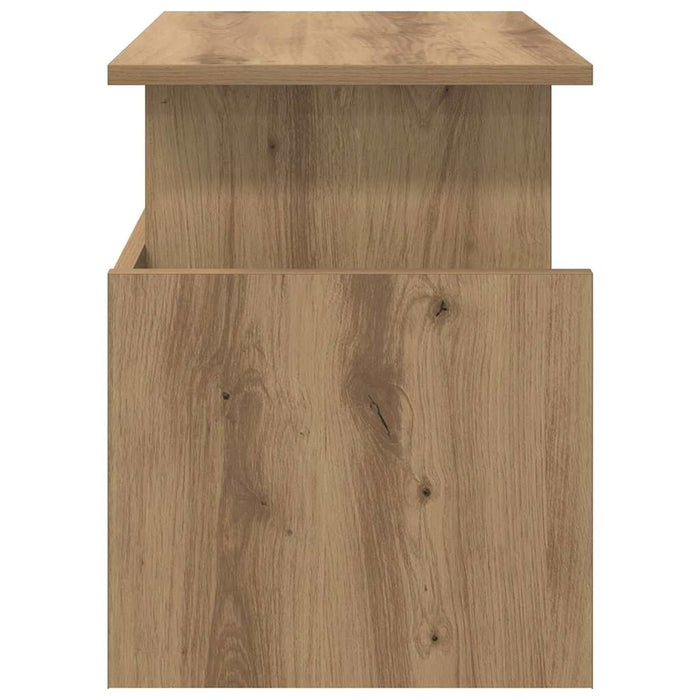 Support TV 2 pcs Stejar Artizanal 50 x 35 x 45 cm Lemn compozit - WALTI WALTI
