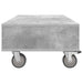 Masă laterală cu roți Gri din beton 90 x 50 x 30 cm - WALTI WALTI
