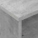 Masă laterală cu roți Gri din beton 50 x 50 x 30 cm - WALTI WALTI