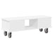 Support TV Alb 100 x 35 x 35 cm Lemn compozit - WALTI WALTI