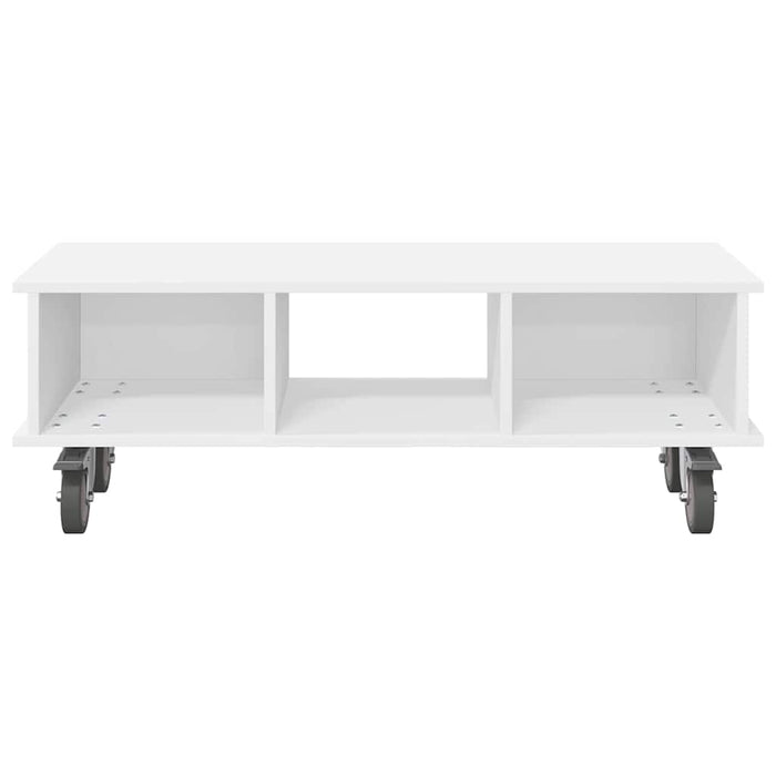 Support TV Alb 100 x 35 x 35 cm Lemn compozit - WALTI WALTI