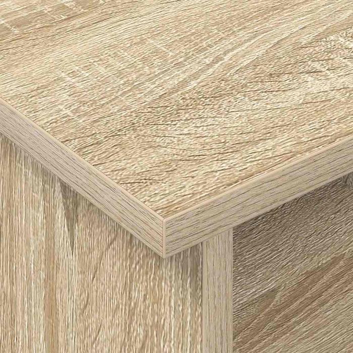 Support TV Stejar Sonoma 100 x 35 x 35 cm Lemn compozit - WALTI WALTI