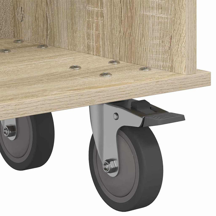 Support TV Stejar Sonoma 100 x 35 x 35 cm Lemn compozit - WALTI WALTI