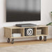 Support TV Stejar Sonoma 100 x 35 x 35 cm Lemn compozit - WALTI WALTI