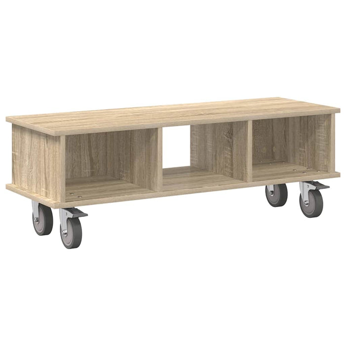 Support TV Stejar Sonoma 100 x 35 x 35 cm Lemn compozit - WALTI WALTI