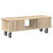 Support TV Stejar Sonoma 100 x 35 x 35 cm Lemn compozit - WALTI WALTI