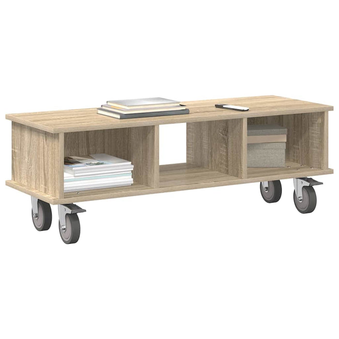 Support TV Stejar Sonoma 100 x 35 x 35 cm Lemn compozit - WALTI WALTI