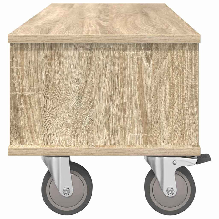 Support TV Stejar Sonoma 100 x 35 x 35 cm Lemn compozit - WALTI WALTI
