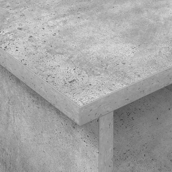 Support TV Gri din beton 100 x 35 x 35 cm Lemn compozit - WALTI WALTI