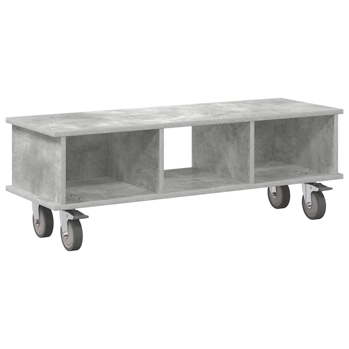 Support TV Gri din beton 100 x 35 x 35 cm Lemn compozit - WALTI WALTI