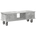 Support TV Gri din beton 100 x 35 x 35 cm Lemn compozit - WALTI WALTI