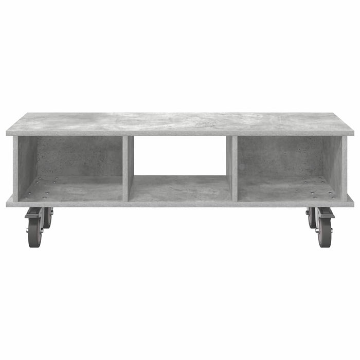 Support TV Gri din beton 100 x 35 x 35 cm Lemn compozit - WALTI WALTI