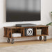 Support TV Stejar fumuriu 100 x 35 x 35 cm Lemn compozit - WALTI WALTI