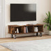Support TV Stejar fumuriu 100 x 35 x 35 cm Lemn compozit - WALTI WALTI