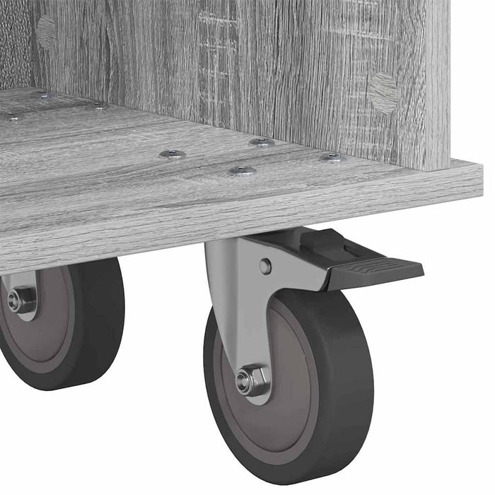 Support TV Gri Sonoma 100 x 35 x 35 cm Lemn compozit - WALTI WALTI