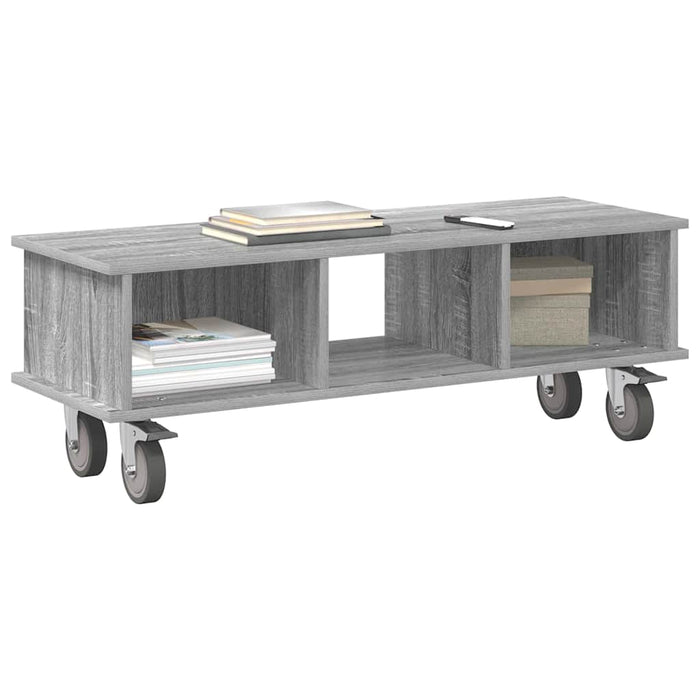 Support TV Gri Sonoma 100 x 35 x 35 cm Lemn compozit - WALTI WALTI
