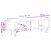 Support TV Gri Sonoma 100 x 35 x 35 cm Lemn compozit - WALTI WALTI