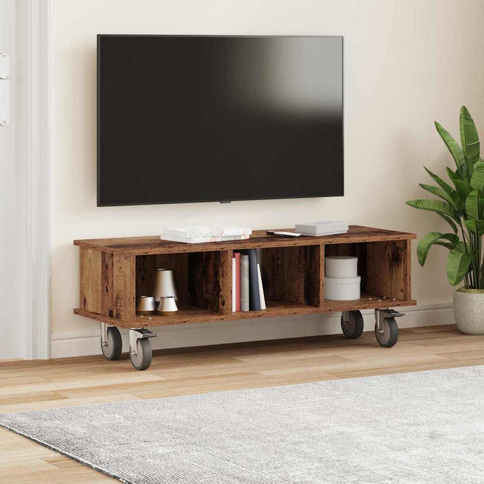 Support TV Lemn vechi 100 x 35 x 35 cm Lemn compozit - WALTI WALTI