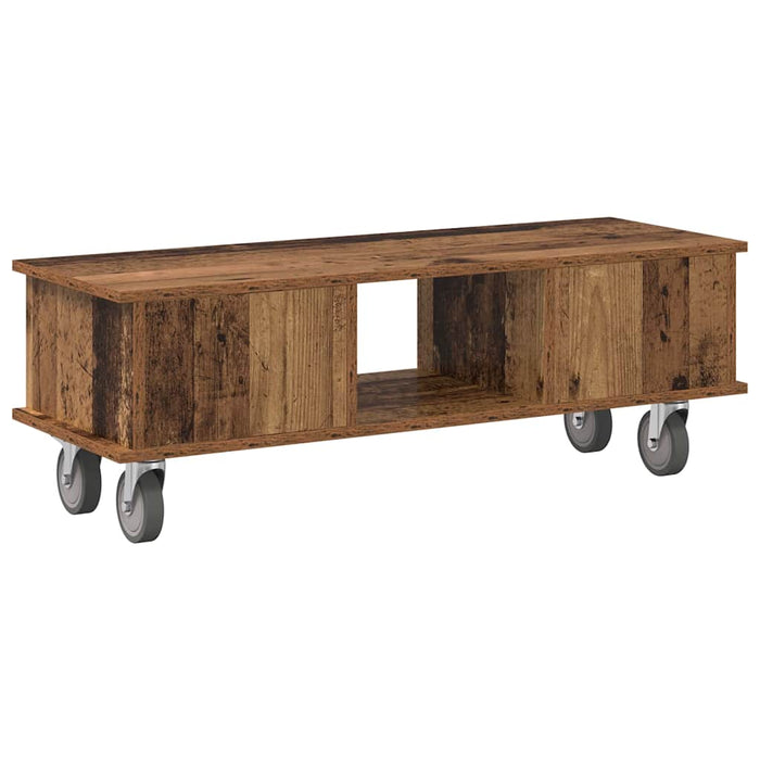 Support TV Lemn vechi 100 x 35 x 35 cm Lemn compozit - WALTI WALTI