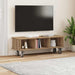Support TV Stejar Artizanal 100 x 35 x 35 cm Lemn compozit - WALTI WALTI