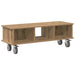 Support TV Stejar Artizanal 100 x 35 x 35 cm Lemn compozit - WALTI WALTI