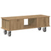 Support TV Stejar Artizanal 100 x 35 x 35 cm Lemn compozit - WALTI WALTI