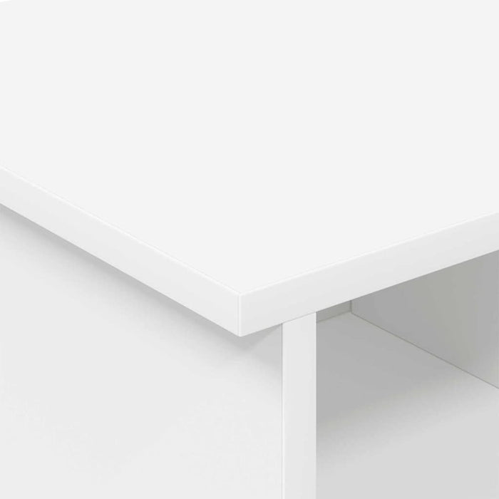 Support TV Alb 68,5 x 35 x 35 cm Lemn compozit - WALTI WALTI