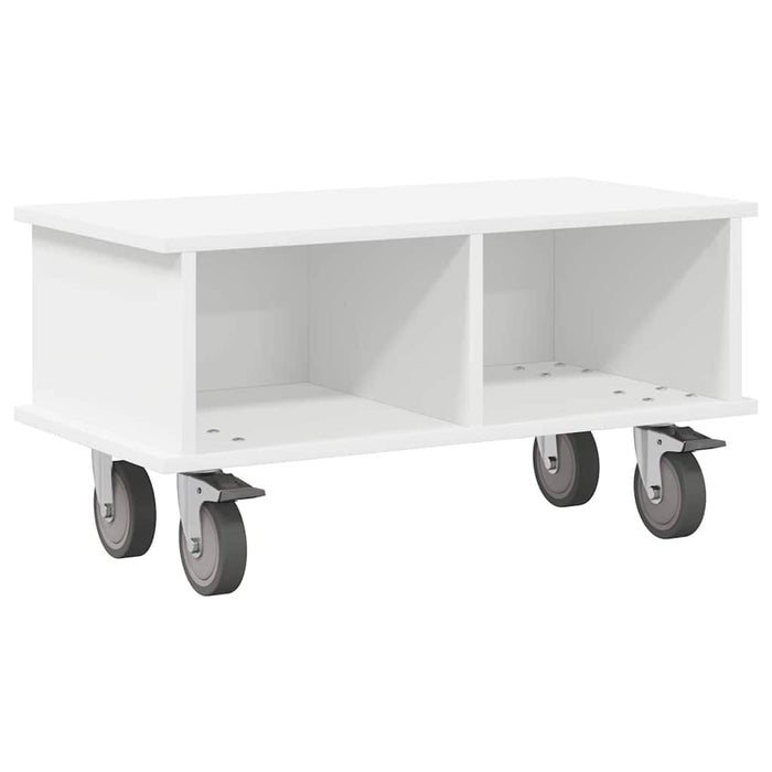 Support TV Alb 68,5 x 35 x 35 cm Lemn compozit - WALTI WALTI