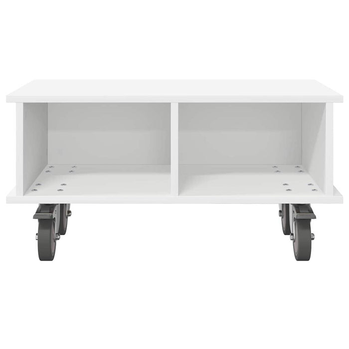 Support TV Alb 68,5 x 35 x 35 cm Lemn compozit - WALTI WALTI