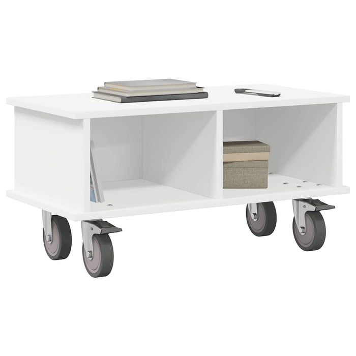 Support TV Alb 68,5 x 35 x 35 cm Lemn compozit - WALTI WALTI