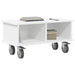 Support TV Alb 68,5 x 35 x 35 cm Lemn compozit - WALTI WALTI