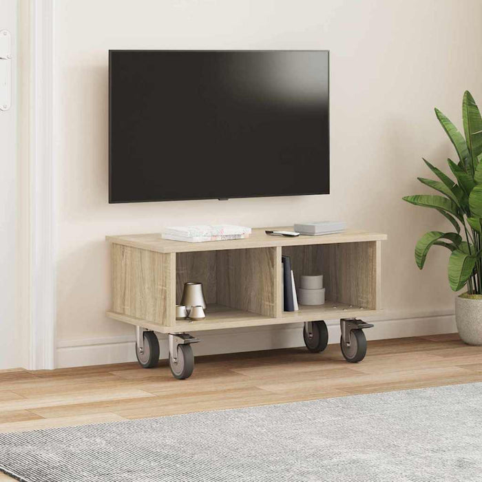 Support TV Stejar Sonoma 68,5 x 35 x 35 cm Lemn compozit - WALTI WALTI