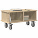 Support TV Stejar Sonoma 68,5 x 35 x 35 cm Lemn compozit - WALTI WALTI