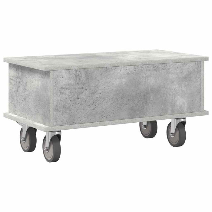 Support TV Gri din beton 68,5 x 35 x 35 cm Lemn compozit - WALTI WALTI