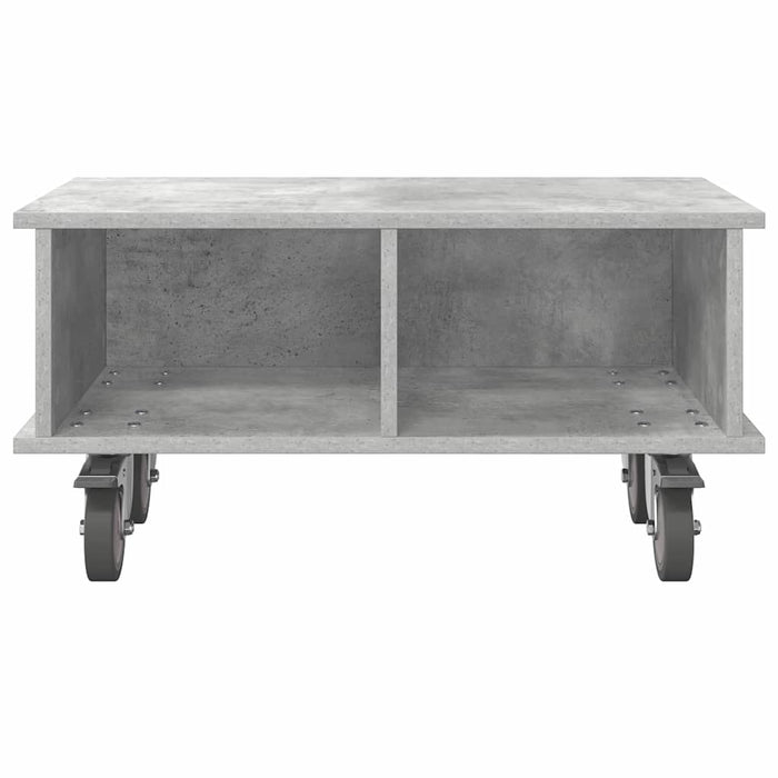 Support TV Gri din beton 68,5 x 35 x 35 cm Lemn compozit - WALTI WALTI