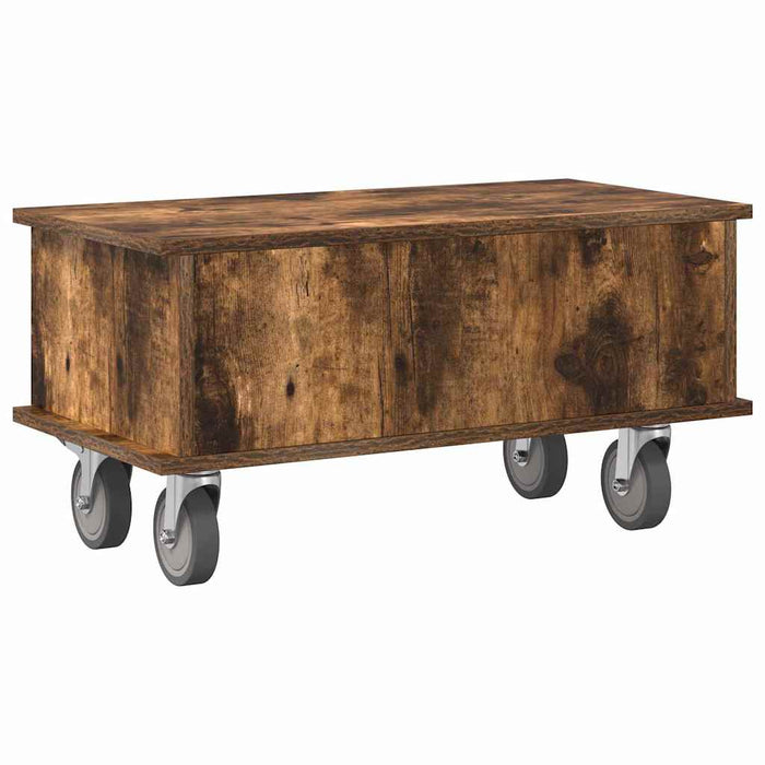 Support TV Stejar fumuriu 68,5 x 35 x 35 cm Lemn compozit - WALTI WALTI