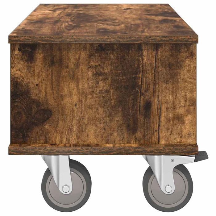 Support TV Stejar fumuriu 68,5 x 35 x 35 cm Lemn compozit - WALTI WALTI