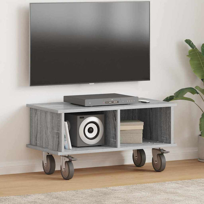 Support TV Gri Sonoma 68,5 x 35 x 35 cm Lemn compozit - WALTI WALTI
