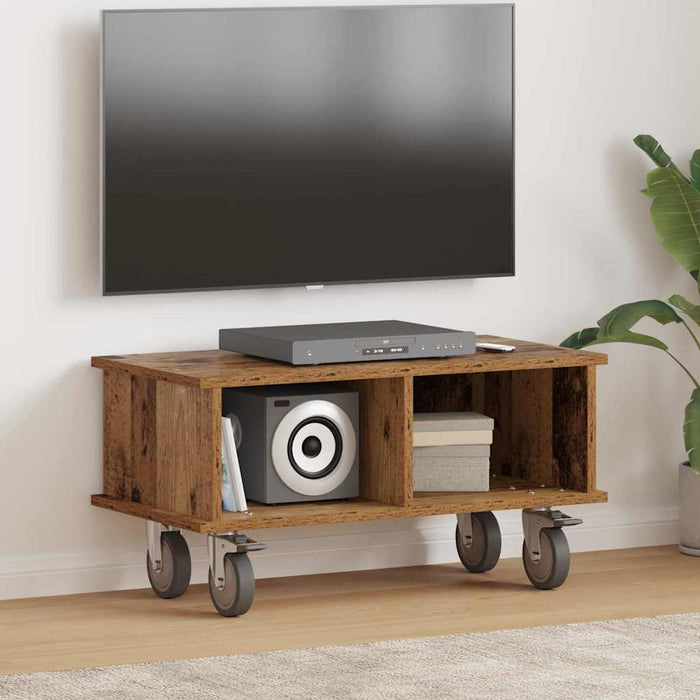 Support TV Lemn vechi 68,5 x 35 x 35 cm Lemn compozit - WALTI WALTI