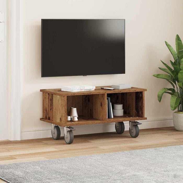 Support TV Lemn vechi 68,5 x 35 x 35 cm Lemn compozit - WALTI WALTI