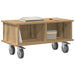 Support TV Stejar Artizanal 68,5 x 35 x 35 cm Lemn compozit - WALTI WALTI
