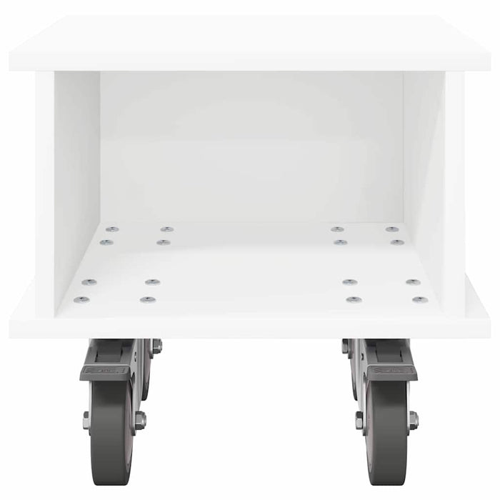 Support TV Alb 37 x 35 x 35 cm Lemn compozit - WALTI WALTI