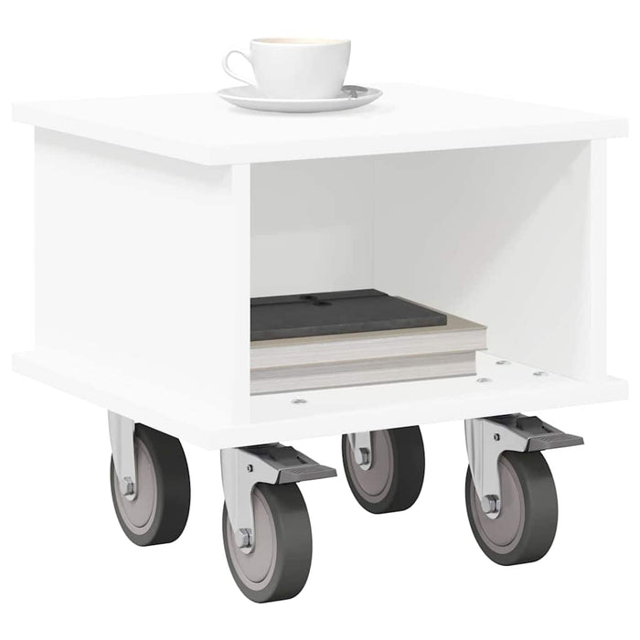 Support TV Alb 37 x 35 x 35 cm Lemn compozit - WALTI WALTI