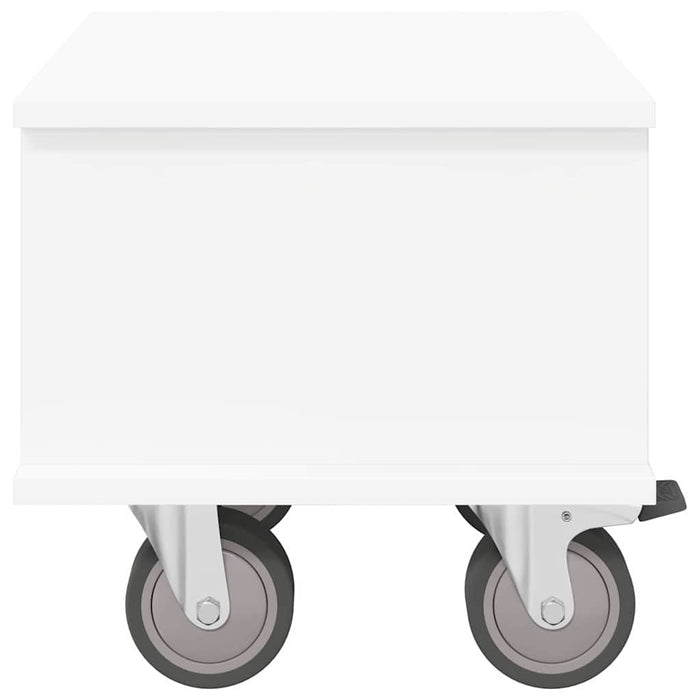 Support TV Alb 37 x 35 x 35 cm Lemn compozit - WALTI WALTI
